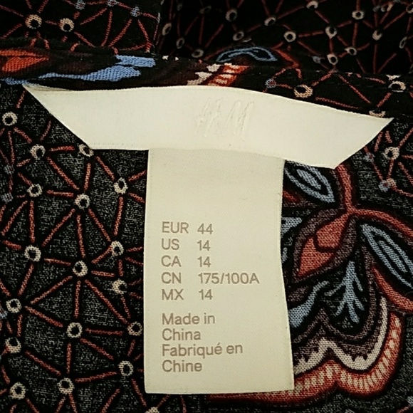 H&M EMPIRE DRESS SIZE 14 - Picture 6 of 7